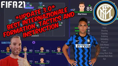 Update Fifa Best Inter Formation Tactics And Instructions