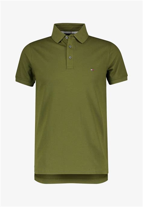 Tommy Hilfiger 1985 Slim Unisex Polo Olive Olive Zalando Fr