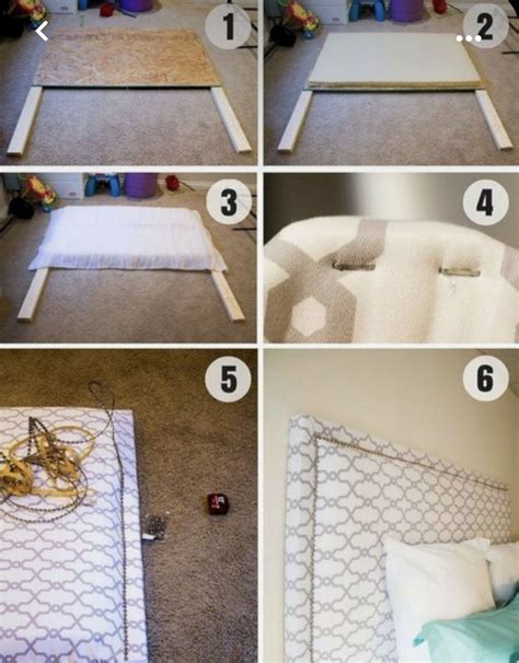 diy fabric headboard 9