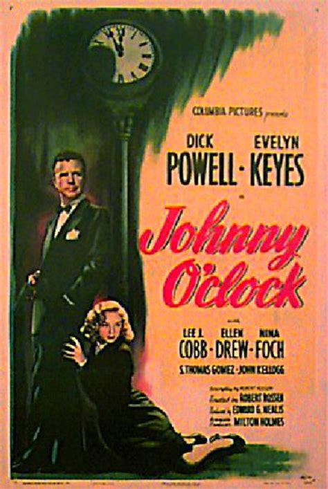 Johnny O'Clock 1946 U.S. One Sheet Poster - Posteritati Movie Poster ...