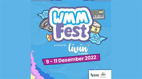 Rundown Lengkap WMM Fest 2022, Rizky Febian dan Kunto Aji Tampil di ...