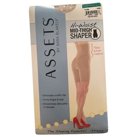 Assets By Sara Blakely By Spanx Size New High Waist Mid Thigh Shaper Nude Ebay