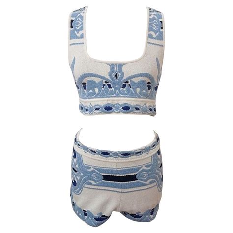 Emilio Pucci Pink Printed Velvet High Waisted Hot Pants Fringe Trim Circa 1970s At 1stDibs