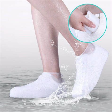 Силиконовые непромокаемые чехлы для обуви 2 шт. | AliExpress