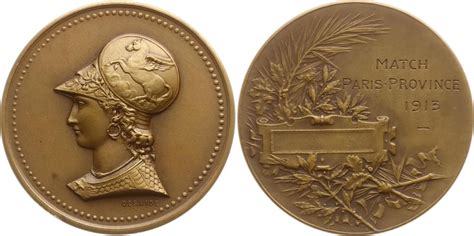 Frankreich 3 Republik Bronzemedaille 1913 R V Desaide Unbestimmte