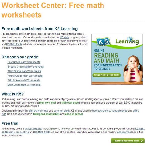 Why Math Worksheets Play An Essential Part In Learning Math K5