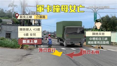 三峽母女遭軍卡撞上⋯命喪「最熟悉的路」 家屬悲曝：家人生病她扛重擔