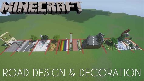 Minecraft Road Designs - Design Talk