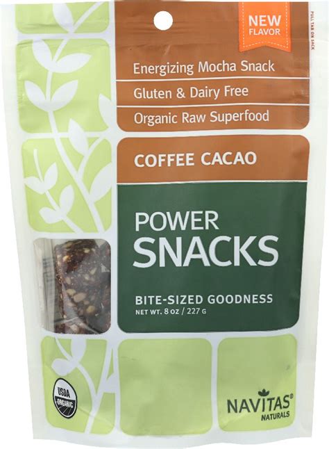 Navitas Naturals Organic Power Snacks Coffee Cacao Oz Power