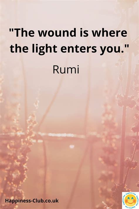 The Wound Is Where The Light Enters You Rumi Inspirational