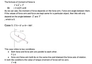 Moment of force: Definition and discussion - Science Query