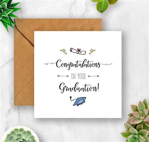 Congratulations on Your Graduation Card - Etsy