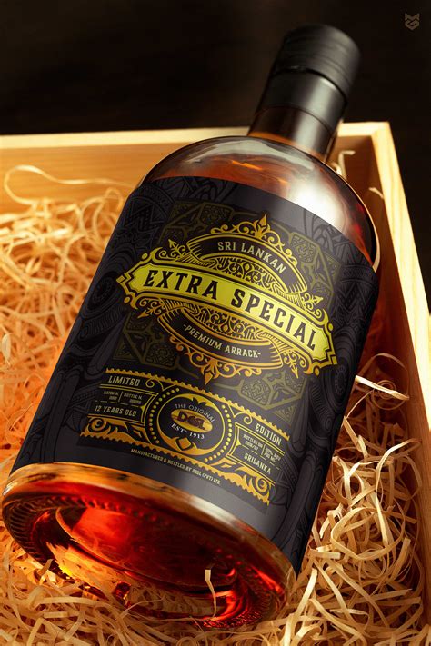 Extra Special Premium Old Arrack Packaging Design🍂🥃 :: Behance