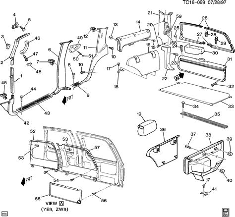 K Pickup Wd Carryover Model Trim Interior Body Side