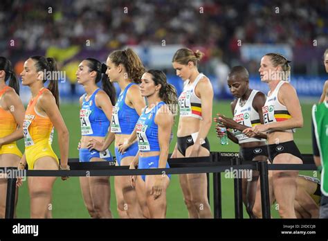 Finale Di Staffetta 4x400 M Femminile Ai Campionati Europei Di Atletica