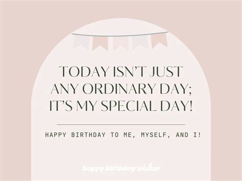 Happy Birthday To Me Myself And I Happy Birthday Wisher