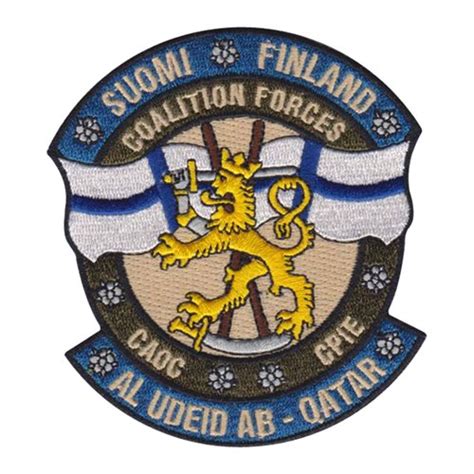 Finnish Air Force OIR Coalition Forces Patch | Finnish Air Force Patches