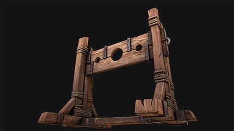 Pillory - 3D Model by Dereza