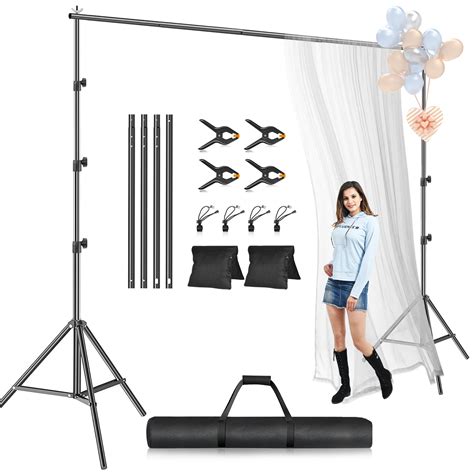 Emart Photo Backdrop Stand Kit X Ft H X W Adjustable