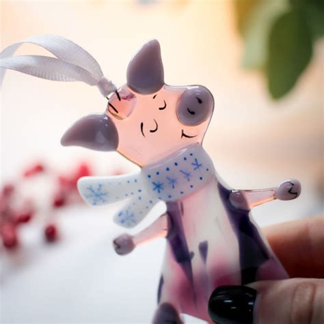 Ёлочные игрушки :: Свинки :: Новогодняя игрушка 'Свинка на коньках ...