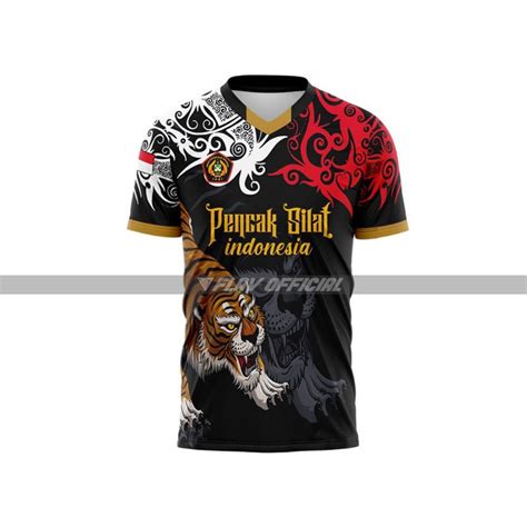 Jual Kaos Jersey Harimau Pencak Silat Indonesia Ipsi Ikspi Psht