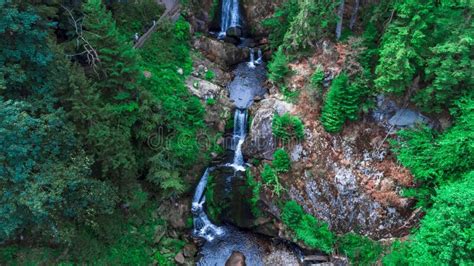 Triberg Waterfalls Located In The Black Forest Of Baden Wurttemberg