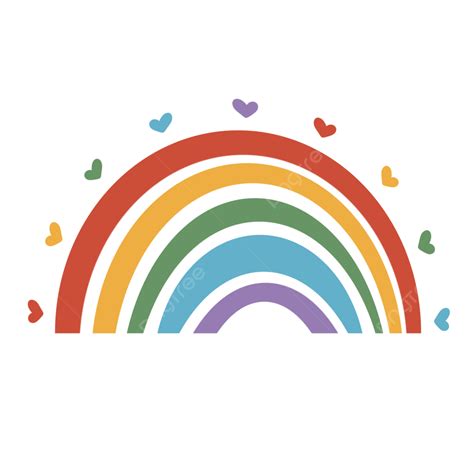 Rainbow Clipart Png Images Love Rainbow Rainbow Color Rainbow Cute