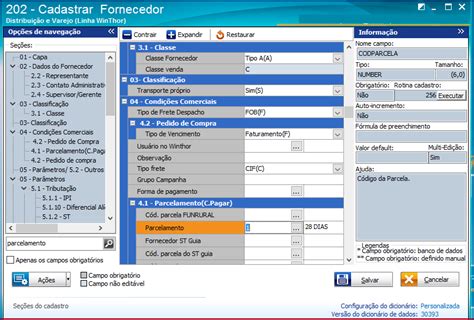 Wint Informe O C Digo Da Parcela E Ou Para Pedidos Bonificados