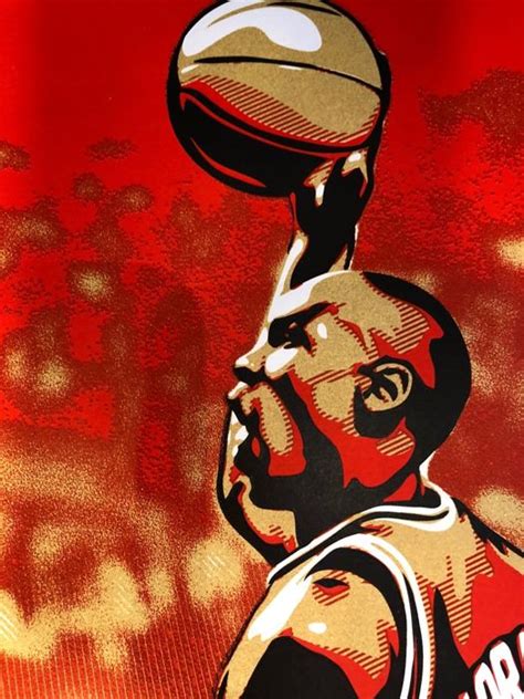 Shepard Fairey OBEY Michael Jordan Hall Of Fame Chicago Bulls