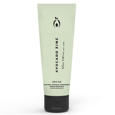 Avocado Zinc Spf 50 Natural Physical Sunscreen — Marci Wellness