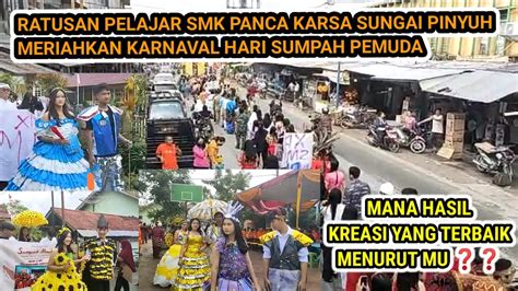 Ratusan Pelajar Meriahkan Karnaval Hari Sumpah Pemuda Mana Kostum