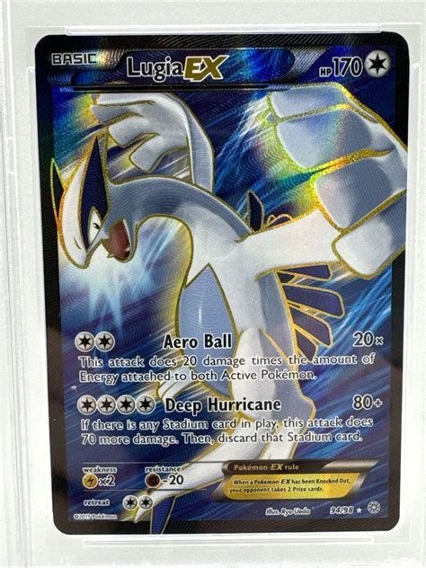 Pokemon Xy Ancient Origins Lugia Ex Full Art Holo Psa Near