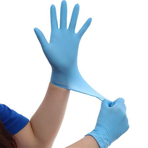 100 Pcs Nitrile Disposable Gloves Food Grade Gloves Latex Free Oil