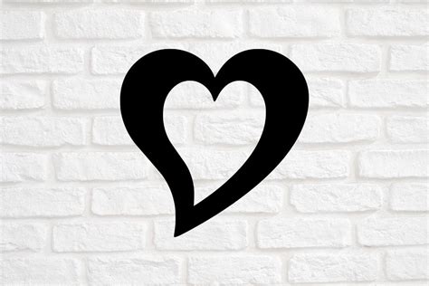 Heart Silhouette Vector Graphic By Magaart · Creative Fabrica