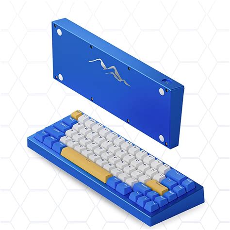 Ajazz Ac Keys Bluetooth Wireless Three Mode Hot Plug Rgb Mechanical Keyboard Blueberry