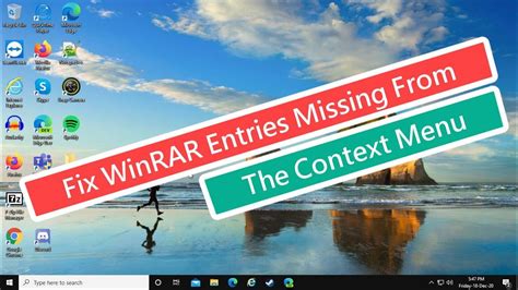 Arreglar Men Contextual De Winrar Tutorial En V Deo Mundowin