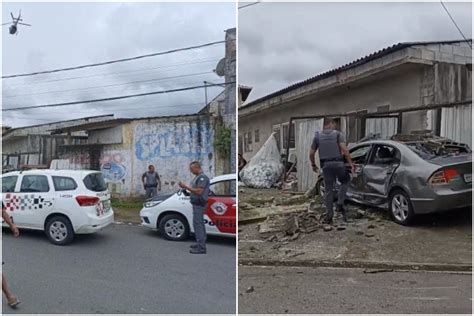 Suspeito De Roubar Celulares Tenta Fugir Da Pm Colide Veículo E Acaba