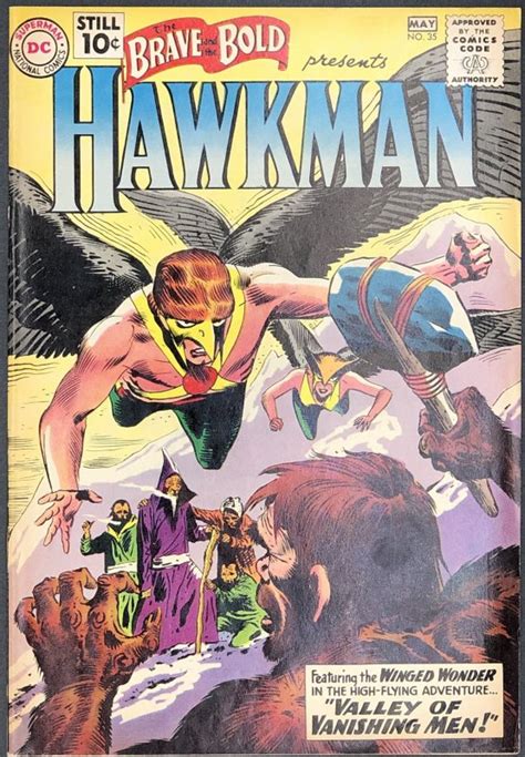 The Brave And The Bold Nd Silver Age Hawkman Vf Comic