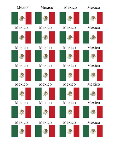 MEXICO FLAG STICKERS, Hispanic Heritage Month Stickers, School Stickers ...