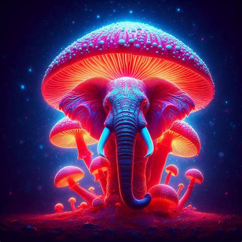 Ai Pink Elephant Mushrooms By Voodoochild4201 On Deviantart