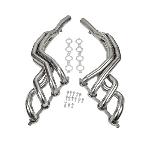 For Chevy Camaro Ss 62l V8 Stainless Long Tube Headers Manifolds 2010 2015