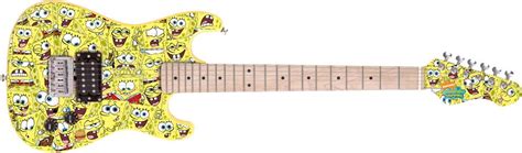 Spongebob Strat Short Scale Spongebob Electric Guitar Guitar