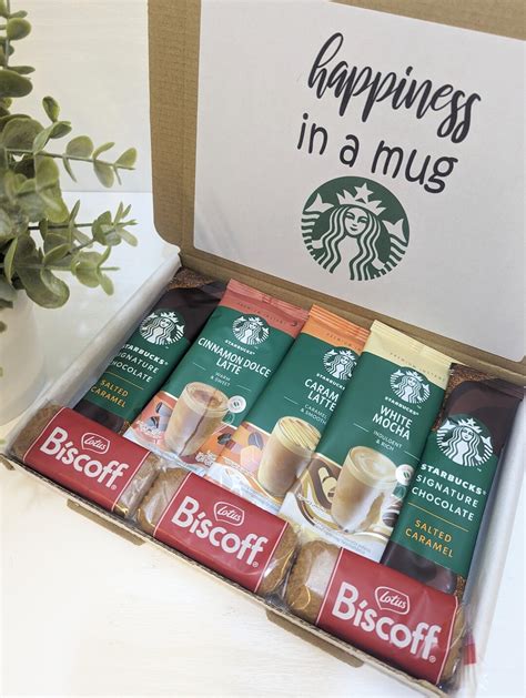 Starbucks Treat Box Starbucks Coffee Box Coffee Treat Box Hug In A