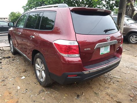 Nigerian Used Toyota Highlander Red M Autos Nigeria