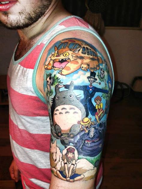ghibli inspired tattoo   galru  deviantart