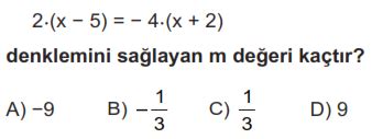 S N F Denklem Zme Test Mathocam