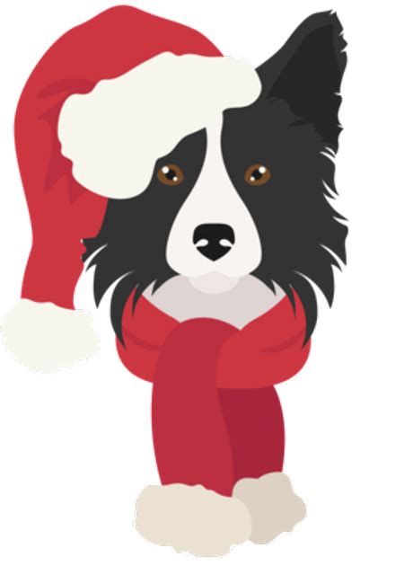 Shop Border Collie Christmas Dog Artwork On Society6 Dog Christmas