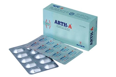 Arth A । 250mg200mg Tablet Glucosamine Sulphate Chondroitin