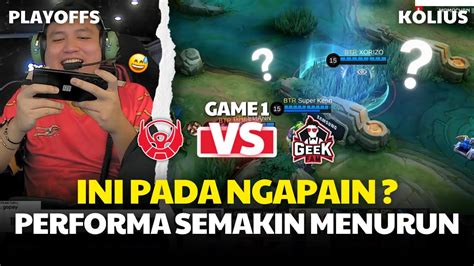 Apa Yang Terjadi Dgn Btr Geek Vs Btr Game Mpl Id S Playoff Day