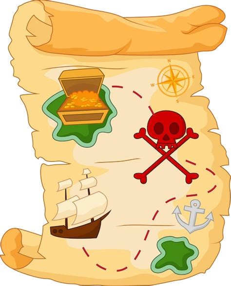 Premium Vector Treasure Map